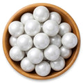 White Shimmer Gumballs - Tutti Frutti Flavor