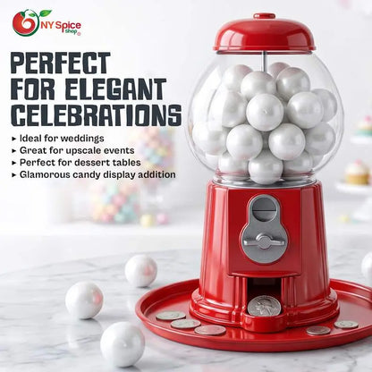 White Shimmer Gumballs - NY Spice Shop