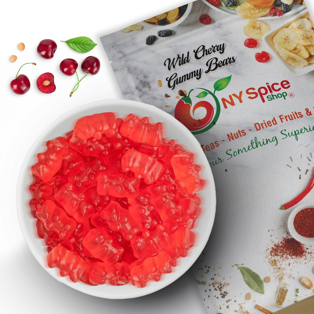 Wild Cherry Gummy Bears - NY Spice Shop