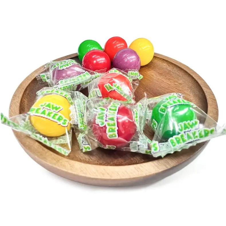 Assorted Fruit Flavored Jawbreakers - Wrapped - NY Spice Shop
