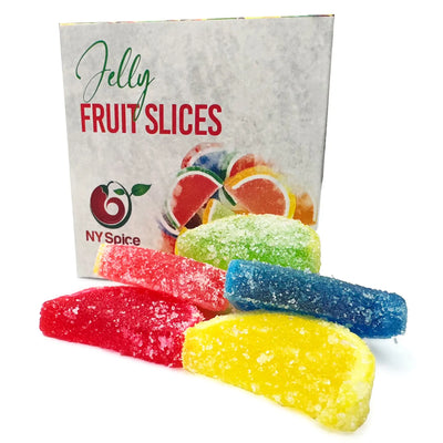 thumbnail image 2 of NY Candy Shop Black Cherry Jelly Fruit Slices – Chewy Gummy Slices, Gluten Free Vegan, Free Shipping 2 of 6
