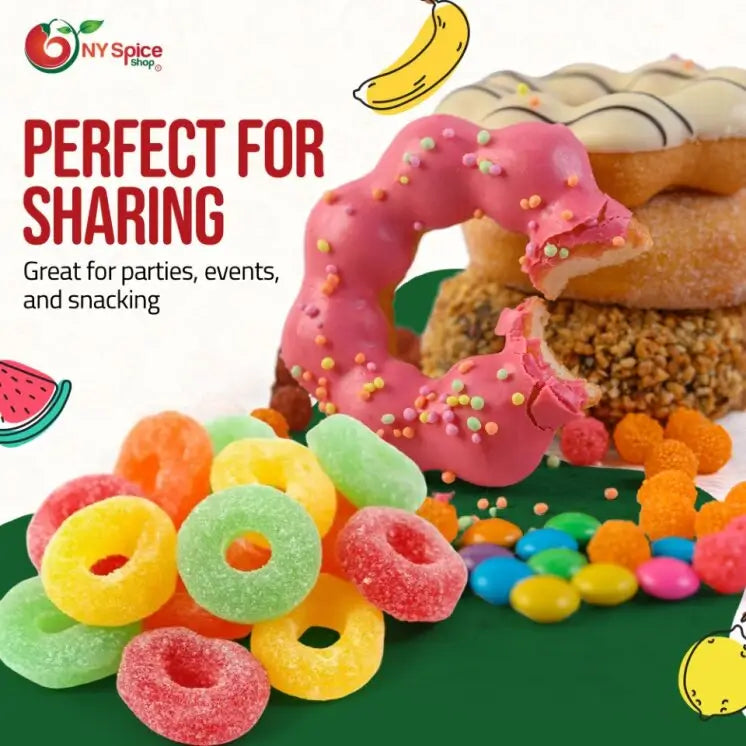 Assorted Fruit Jelly Rings