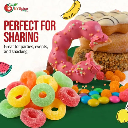 Assorted Fruit Jelly Rings