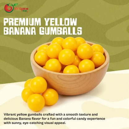 Yellow Gumballs - Banana Flavor -NY Spice Shop