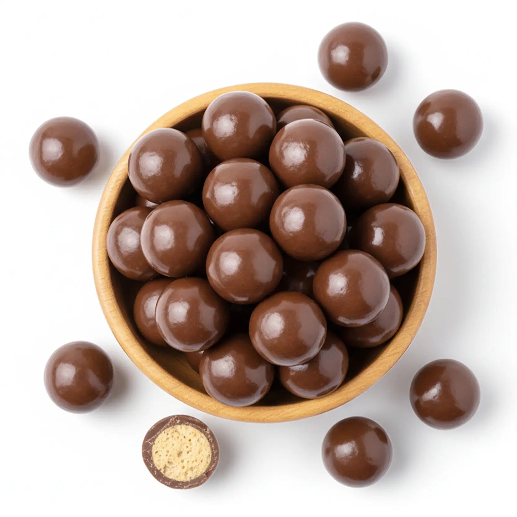 Belgian Dark Chocolate Covered Malt Balls - NY Spice Shop