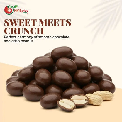 Belgian Dark Chocolate Covered Peanuts - NY Spice Shop