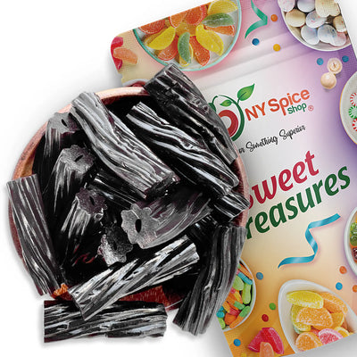 Licorice Twists Black Licorice - Jumbo 2" - NY Spice Shop