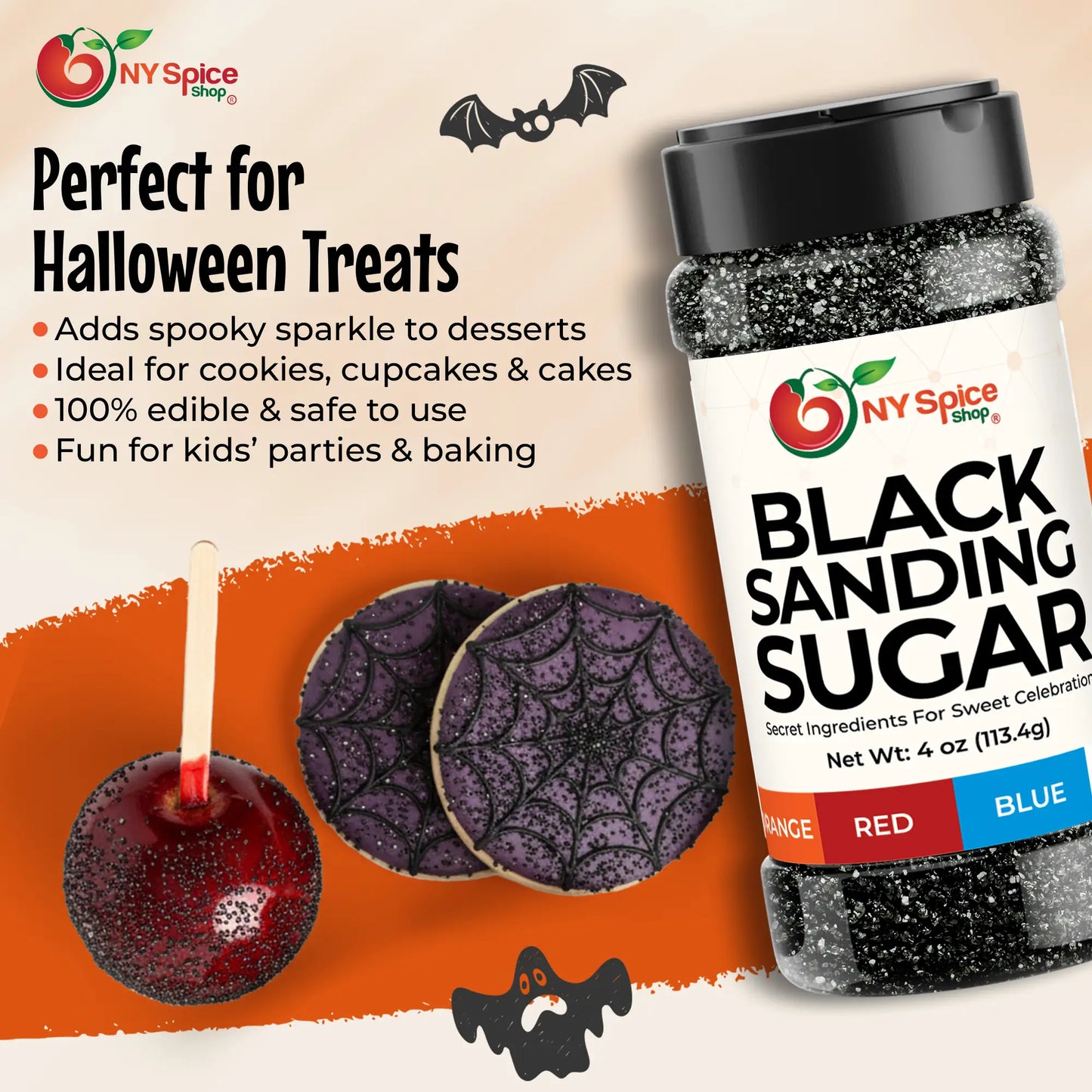 Black Sanding Sugar