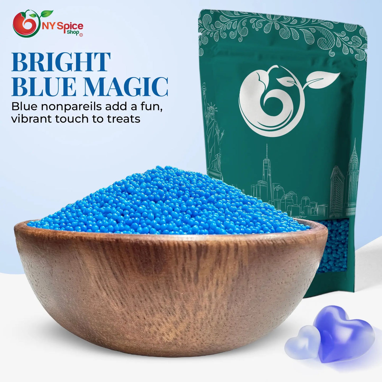 Blue Nonpareils - NY Spice Shop