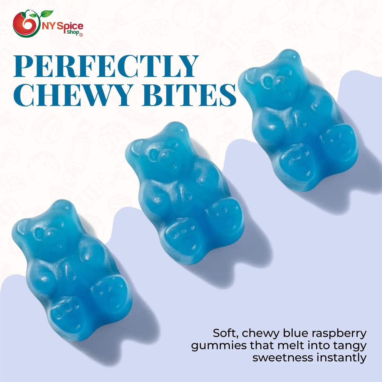 Blue Raspberry Gummy Bears - NY Spice Shop
