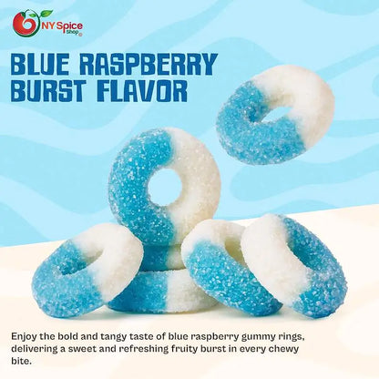 Gummy Blue Raspberry Rings - NY Spice Shop