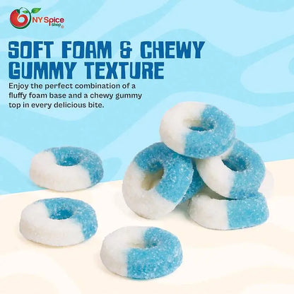 Gummy Blue Raspberry Rings - NY Spice Shop