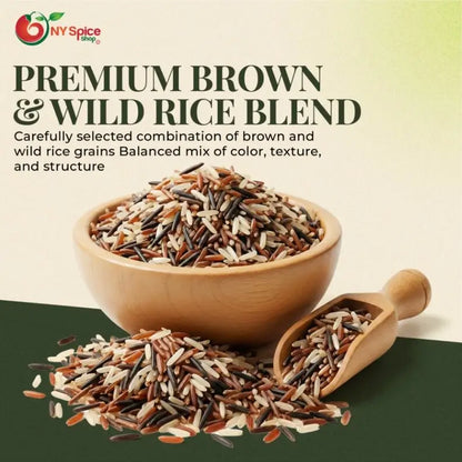 Brown and Wild Rice Mix - NY Spice Shop
