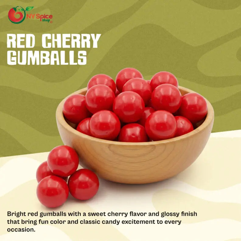 Red Gumballs - Cherry Flavor - NY Spice Shop