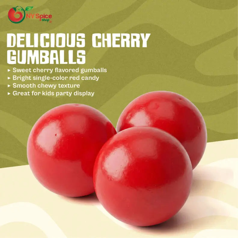 Red Gumballs - Cherry Flavor - NY Spice Shop