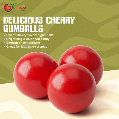 Red Gumballs - Cherry Flavor - NY Spice Shop