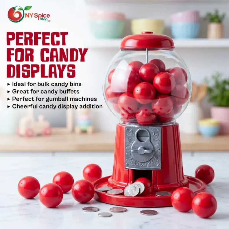 Red Gumballs - Cherry Flavor - NY Spice Shop
