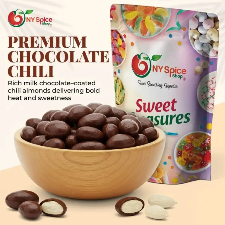 Chocolate Chili Almonds - NY Spice Shop