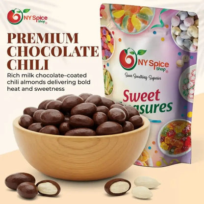 Chocolate Chili Almonds - NY Spice Shop