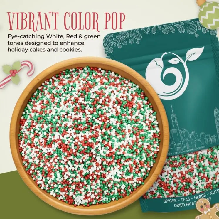 Christmas Nonpareils Mix - NY Spice Shop
