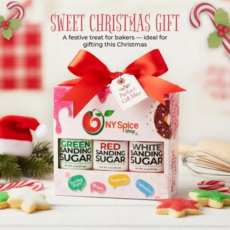 Red-White-Green Sanding Sugar (Pack of 3)