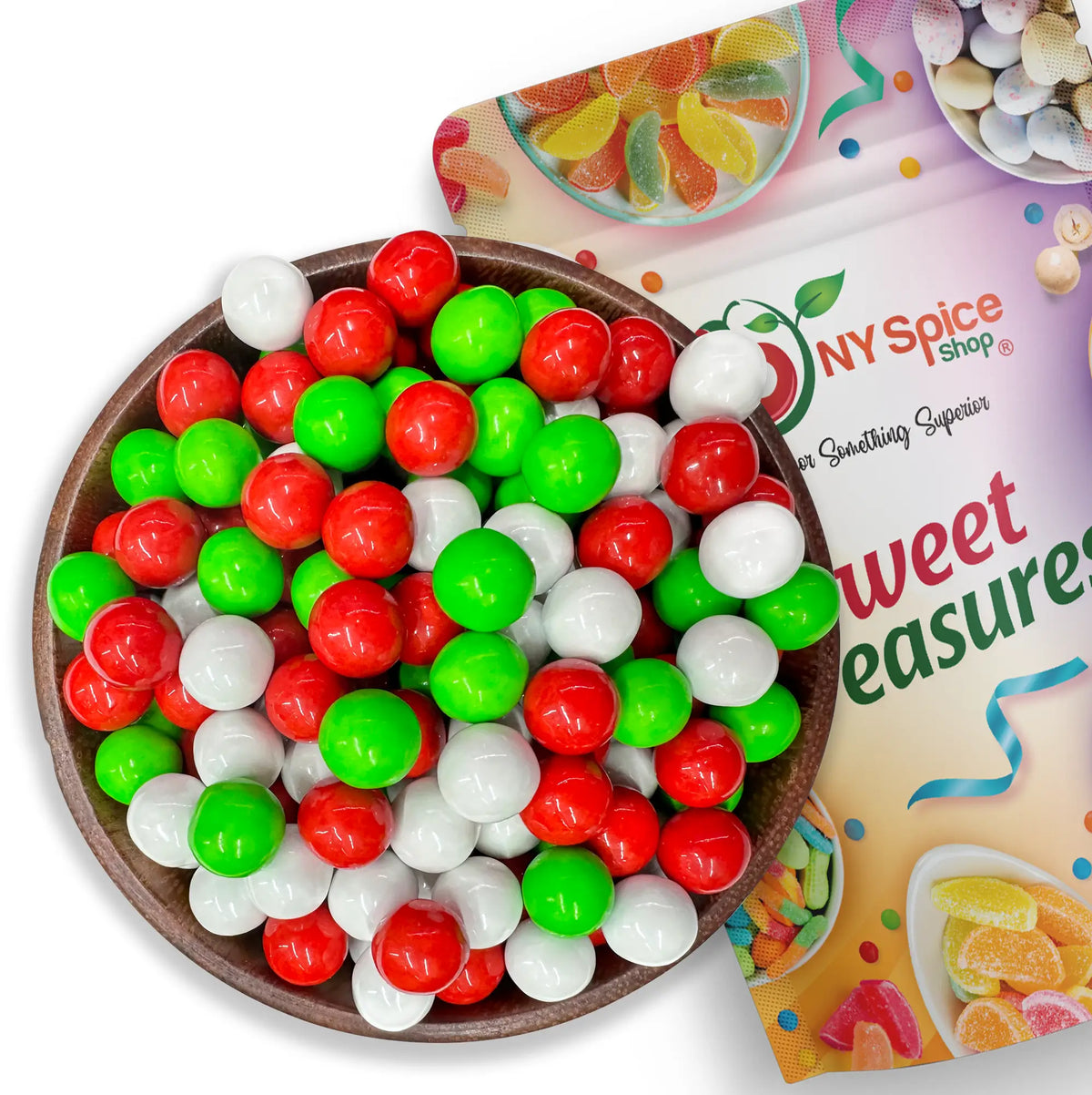 Christmas Color Sixlets - NY Spice Shop