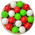 Christmas Gumballs - Red, Green and White