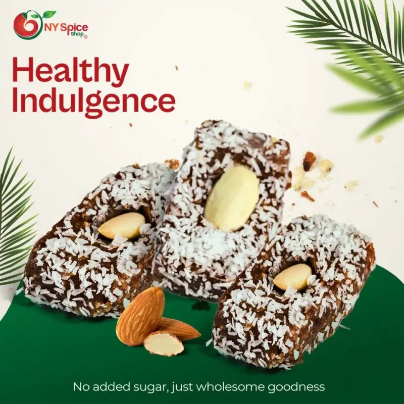 Coconut Almond Date Rolls - NY Spice Shop