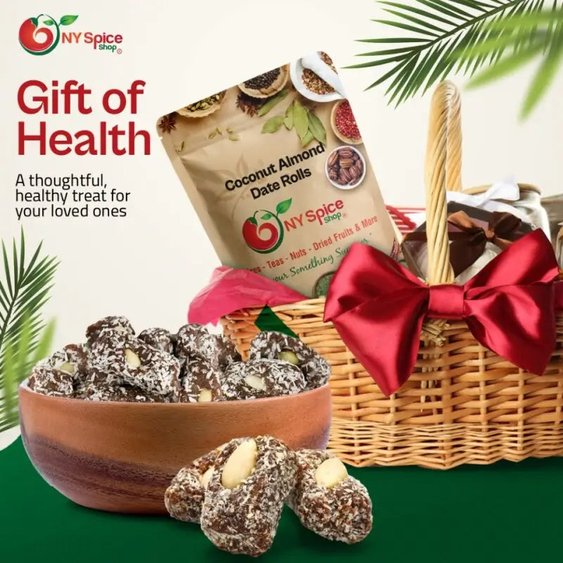 Coconut Almond Date Rolls - NY Spice Shop