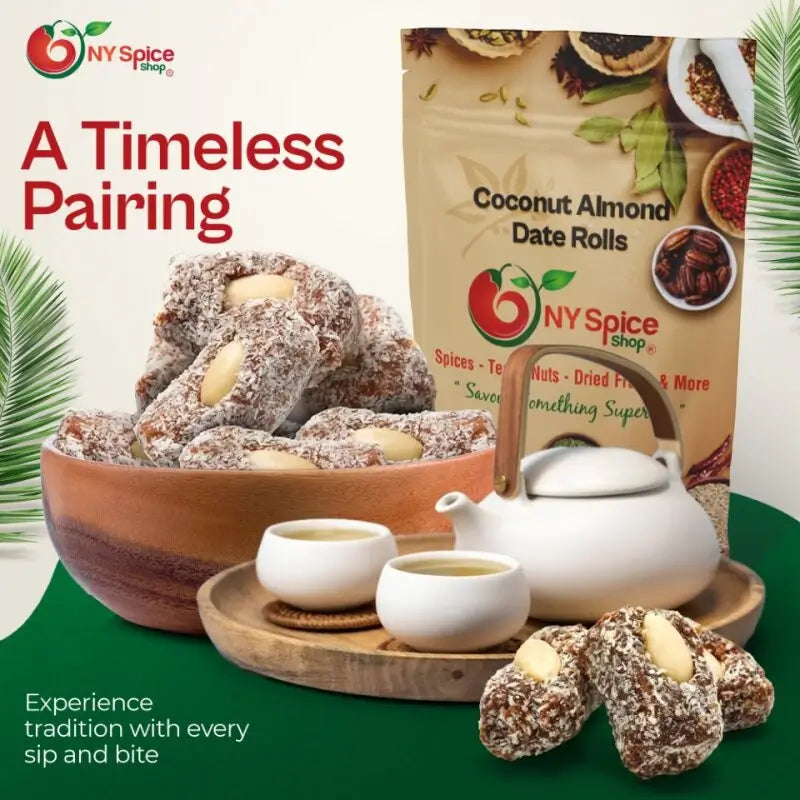 Coconut Almond Date Rolls - NY Spice Shop