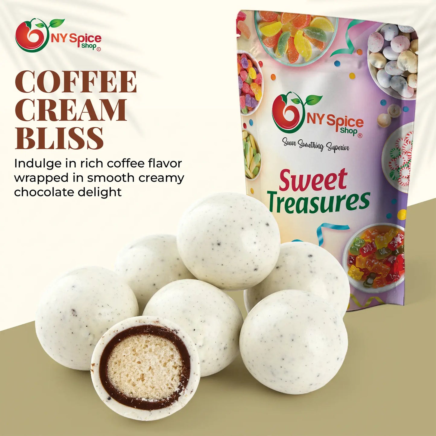 Coffee & Cream Malted Milk Balls