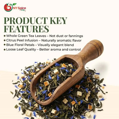 Cognac Swirl Green Tea - NY Spice Shop