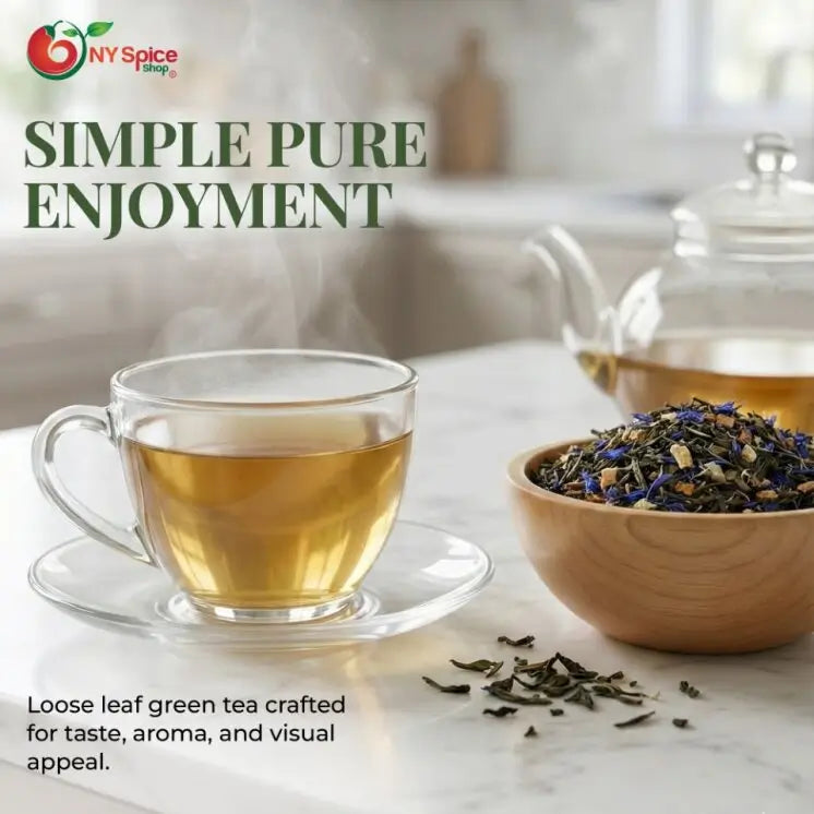 Cognac Swirl Green Tea - NY Spice Shop