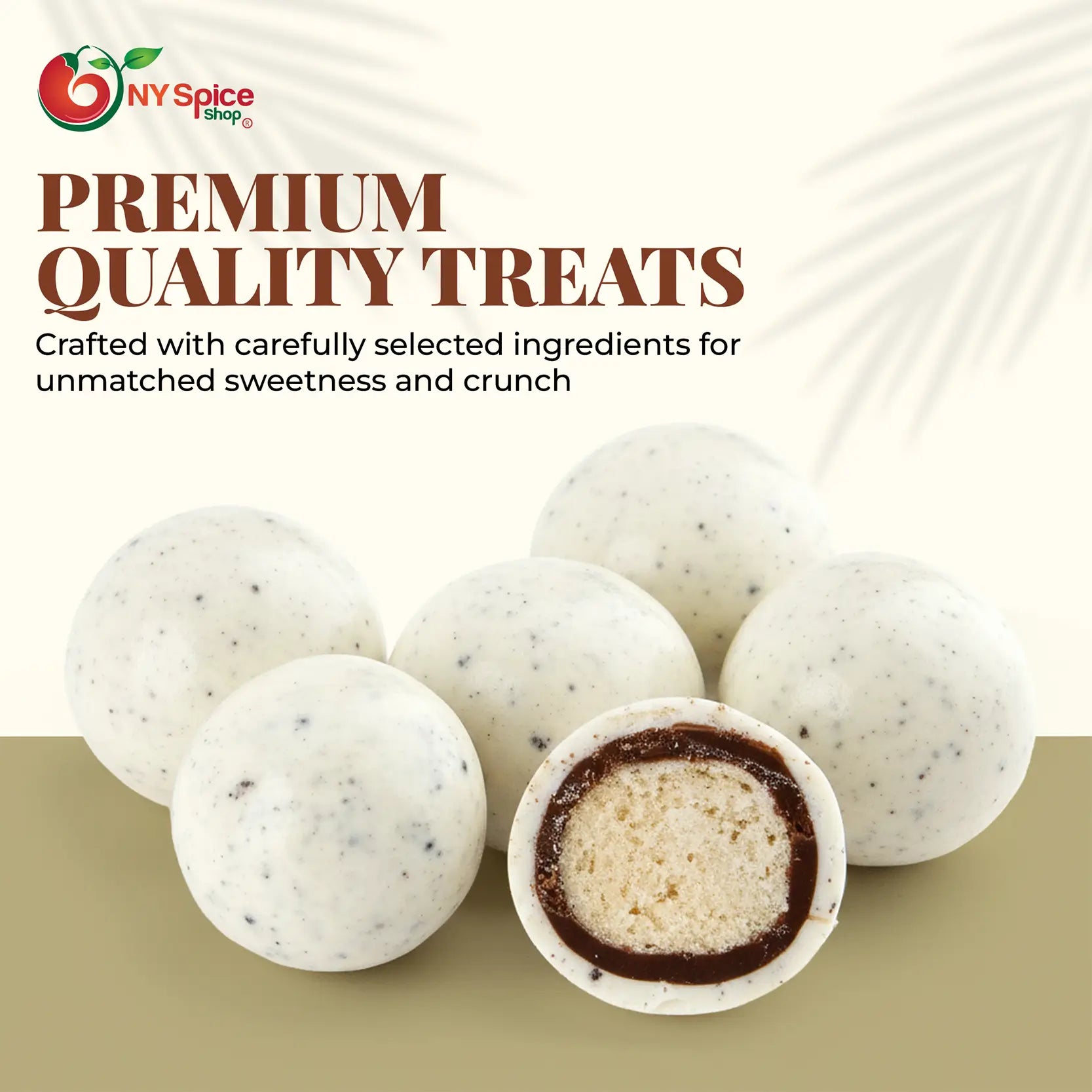 Cookies & Creme Malted Milk Balls - NY Spice Shop