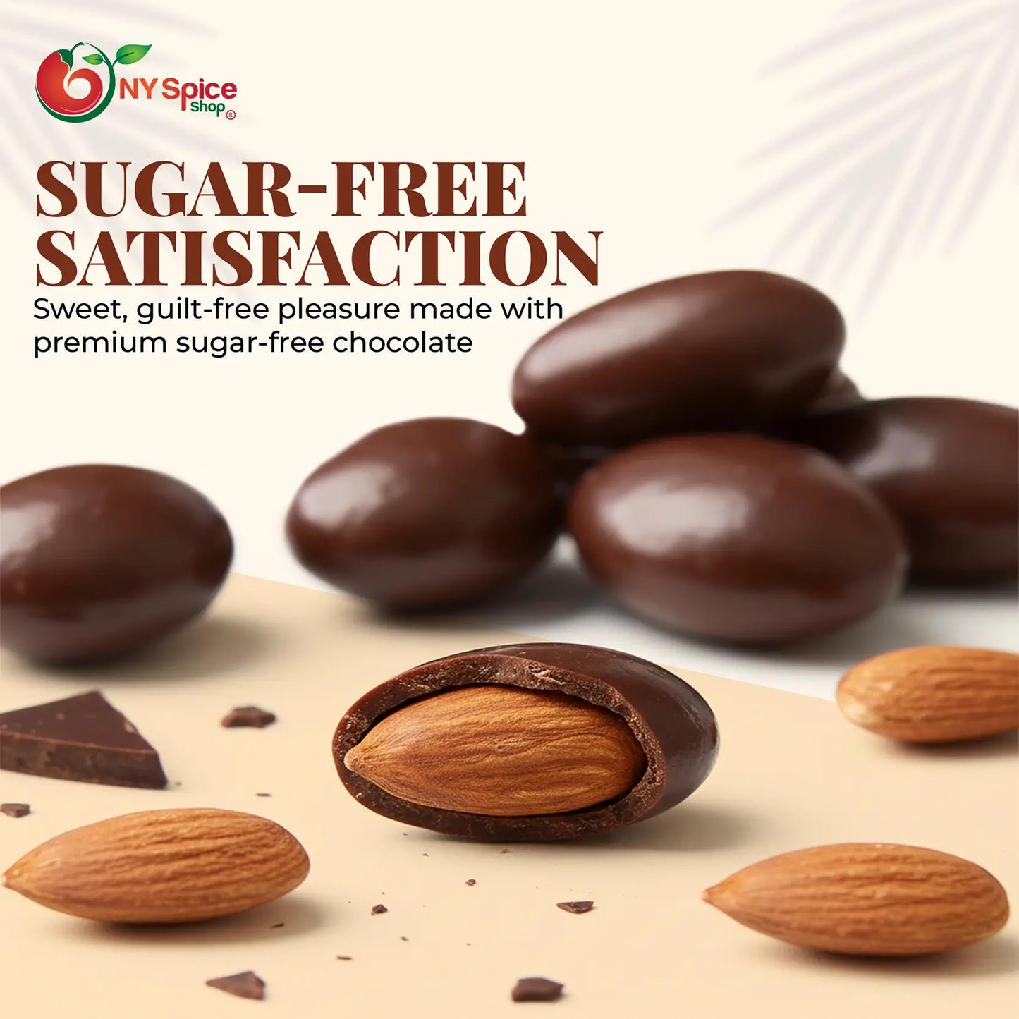Dark Chocolate Almonds - Sugar Free - NY Spice Shop