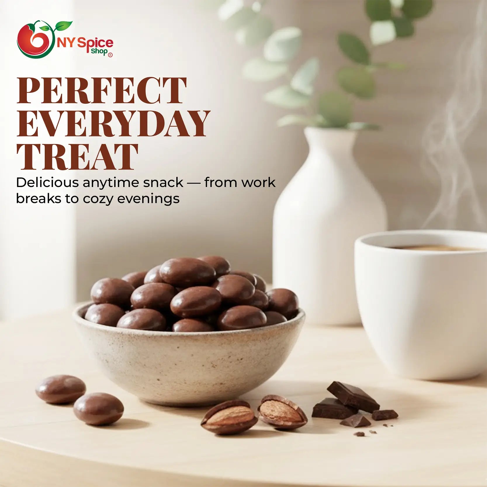 Dark Chocolate Almonds - Sugar Free - NY Spice Shop