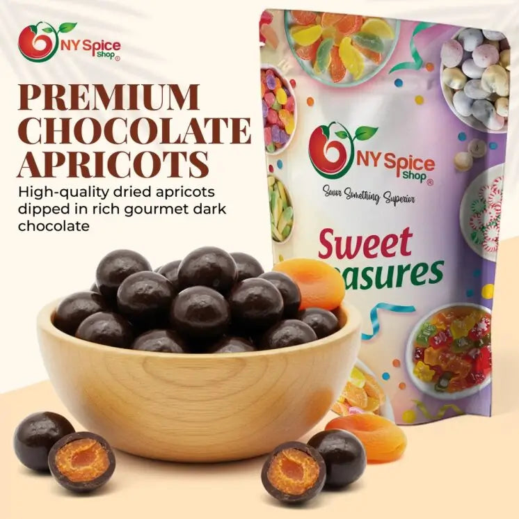 Dark Chocolate Apricots - NY Spice Shop