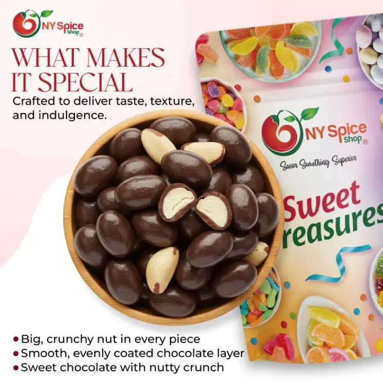 Dark Chocolate Brazil Nuts - NY Spice Shop