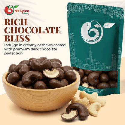 Dark Chocolate Cashews - NY Spice Shop