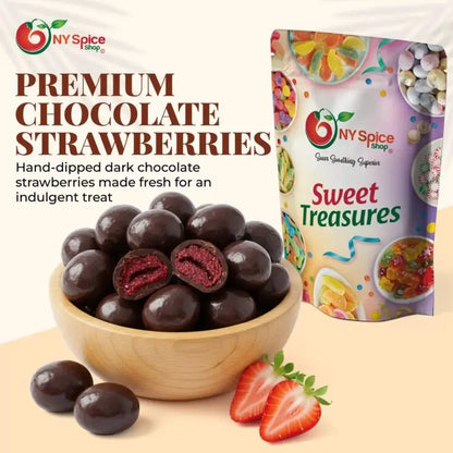 Dark Chocolate Covered Strawberries - NY Spice Shop
