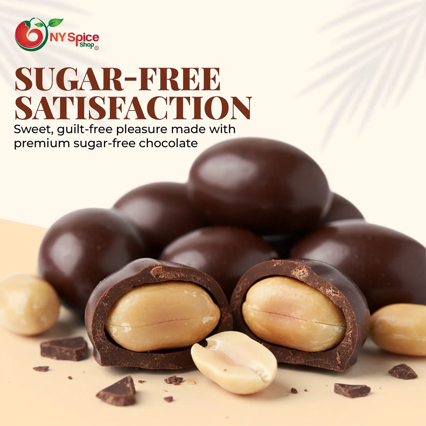 Dark Chocolate Peanuts - Sugar Free - NY Spice Shop