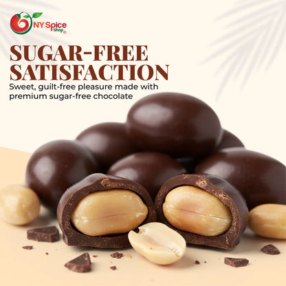Dark Chocolate Peanuts - Sugar Free - NY Spice Shop