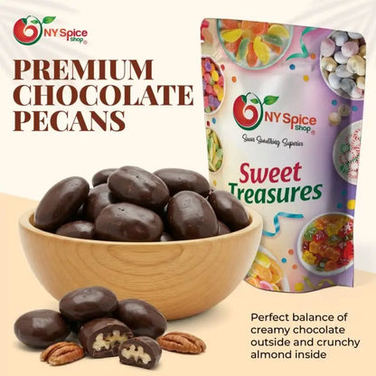 Dark Chocolate Pecans - NY Spice Shop