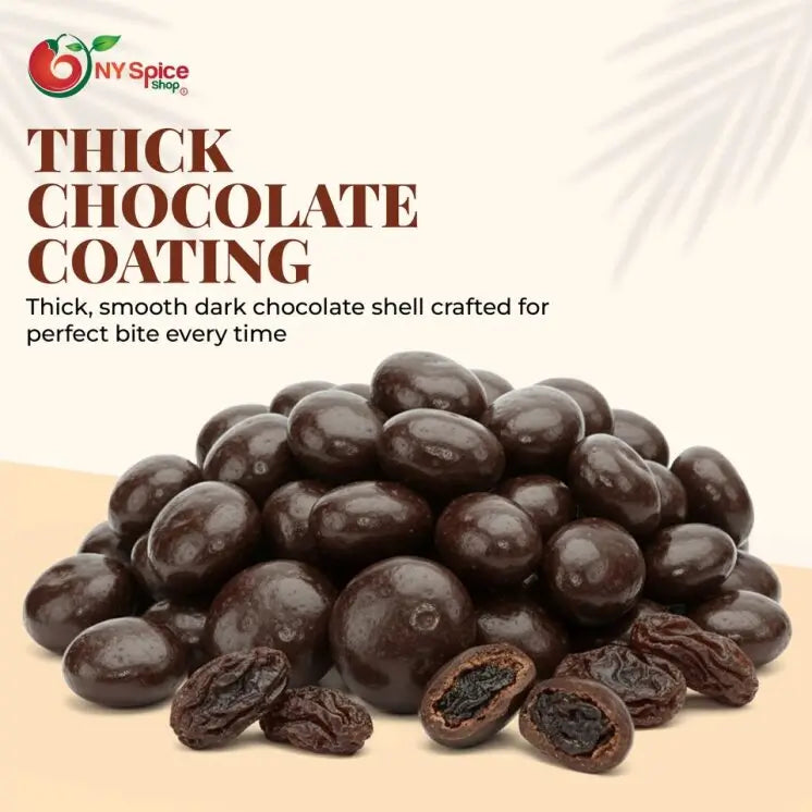 Dark Chocolate Covered Raisins - NY Spice Shop