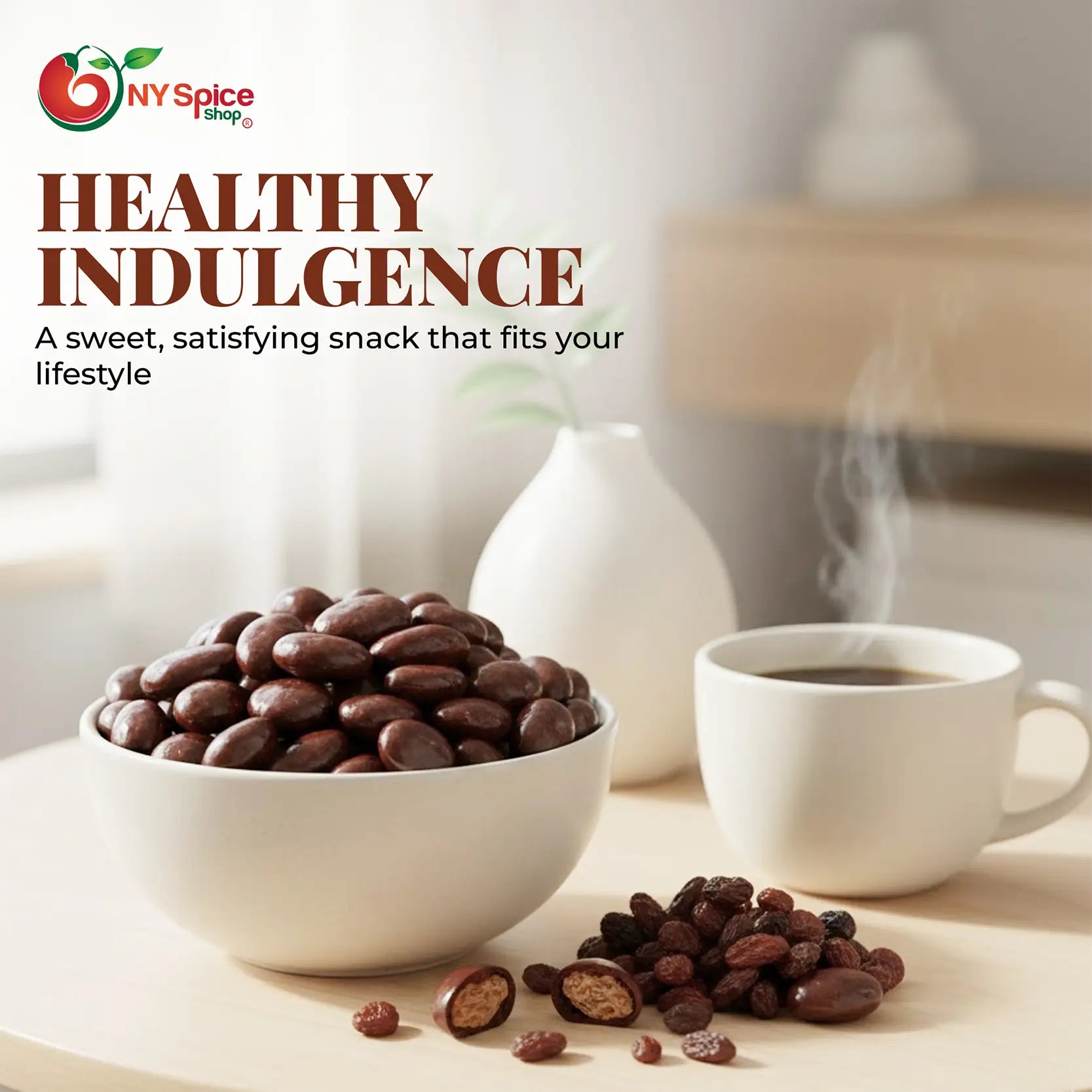 Dark Chocolate Raisins - Sugar Free - NY Spice Shop