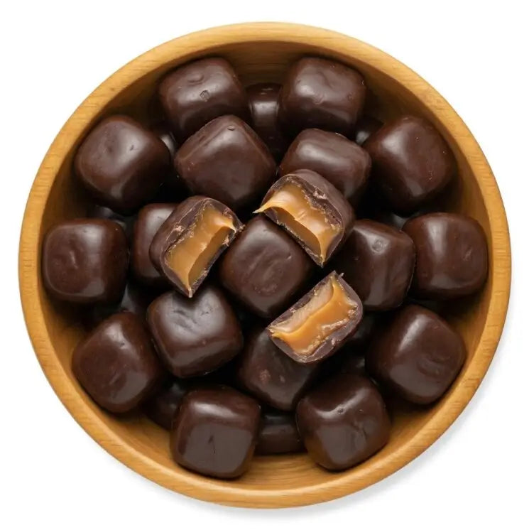 Dark Chocolate Sea Salt Caramels - NY Spice Shop