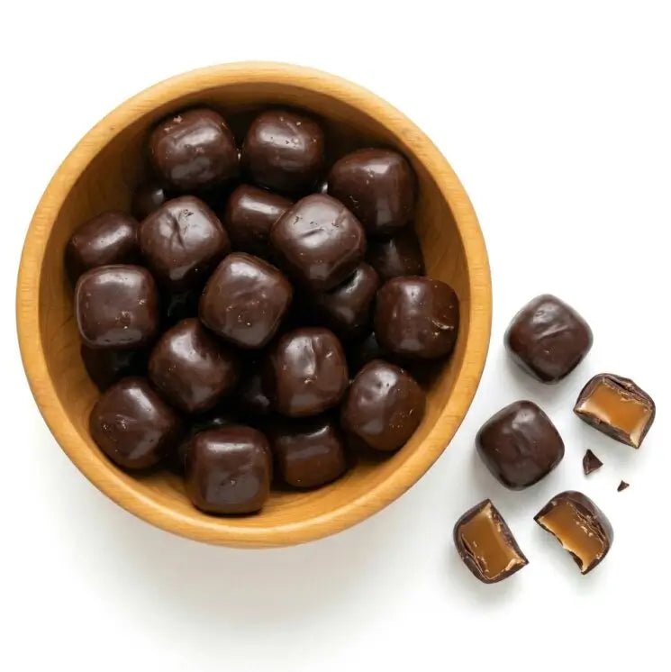 Dark Chocolate Sea Salt Caramels - NY Spice Shop