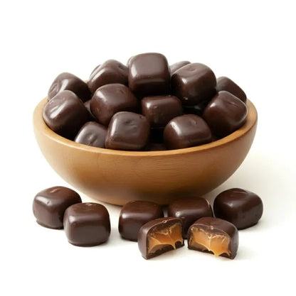 Dark Chocolate Sea Salt Caramels - NY Spice Shop