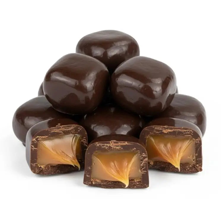 Dark Chocolate Sea Salt Caramels - NY Spice Shop