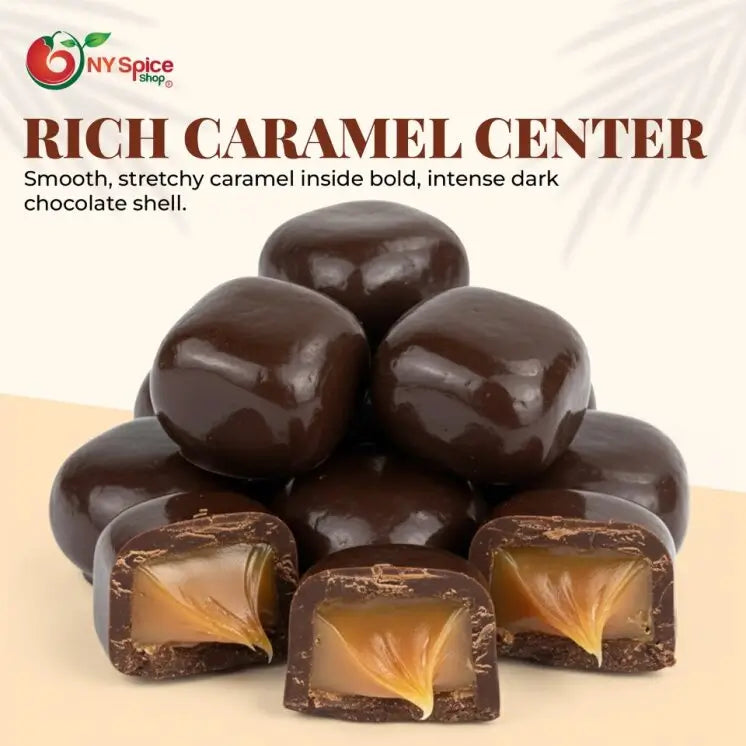 Dark Chocolate Sea Salt Caramels - NY Spice Shop